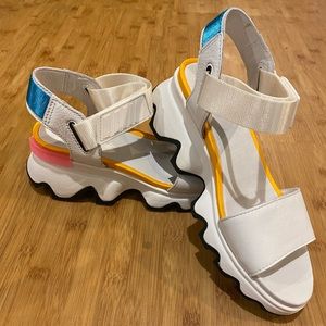 SOREL platform sandals, size 7